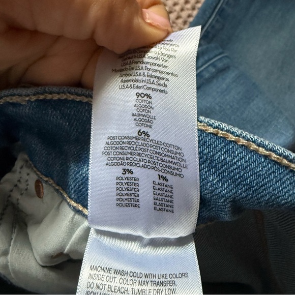 Mother The Insider Ankle Fray Jeans Eager Beaver 25 High Rise Crop - Picture 8 of 11